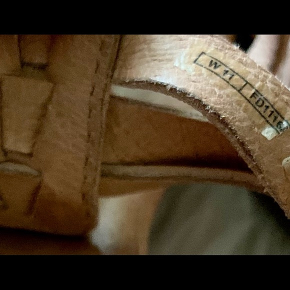 UGG Wedge Slide Leather Sandals - Picture 7 of 8
